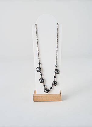 Colier ornament oxid de zirconiu negru KONPLOTT femme