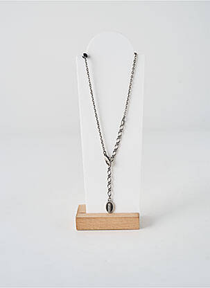 Colier ornament oxid de zirconiu negru KONPLOTT femeie