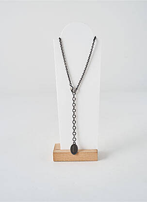 Colier ornament oxid de zirconiu negru KONPLOTT femeie