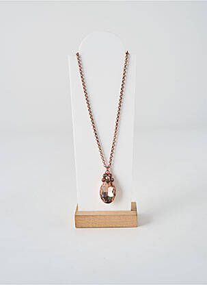 Colier ornament oxid de zirconiu roz KONPLOTT femeie
