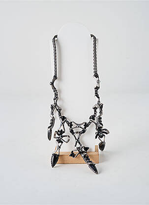 Colier ornament oxid de zirconiu negru KONPLOTT femme