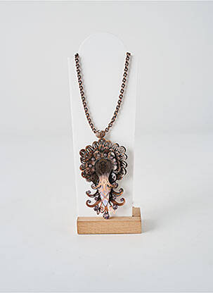 Colier ornament oxid de zirconiu roz KONPLOTT femeie