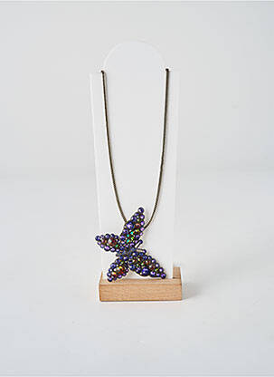 Colier ornament oxid de zirconiu violet KONPLOTT femeie