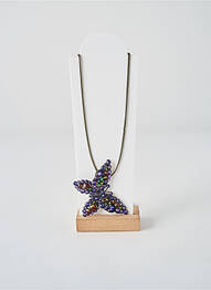 Colier ornament oxid de zirconiu violet KONPLOTT femme
