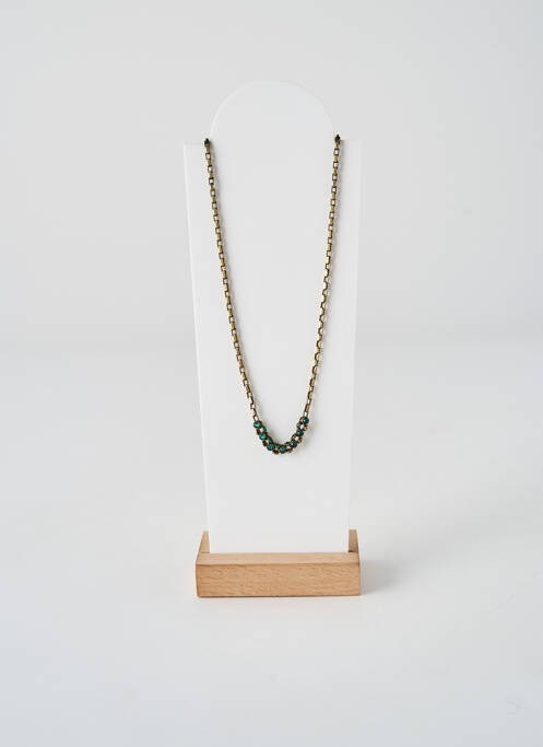 Colier ornament oxid de zirconiu verde KONPLOTT femme