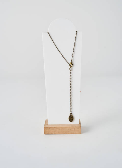 Colier ornament oxid de zirconiu portocaliu KONPLOTT femme