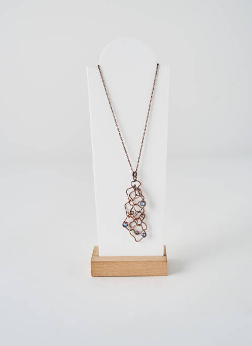 Colier ornament oxid de zirconiu roz KONPLOTT femme