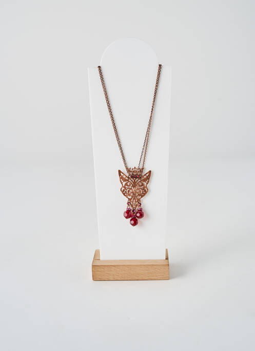 Colier ornament oxid de zirconiu roz KONPLOTT femme