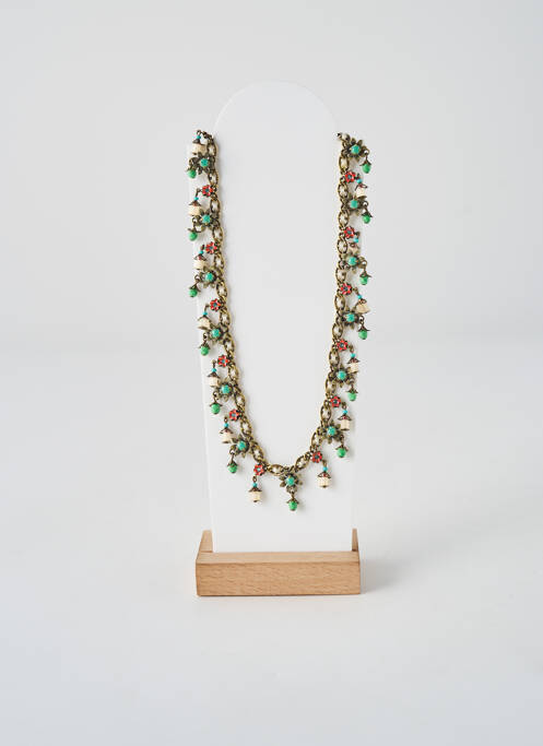 Colier ornament oxid de zirconiu verde KONPLOTT femme