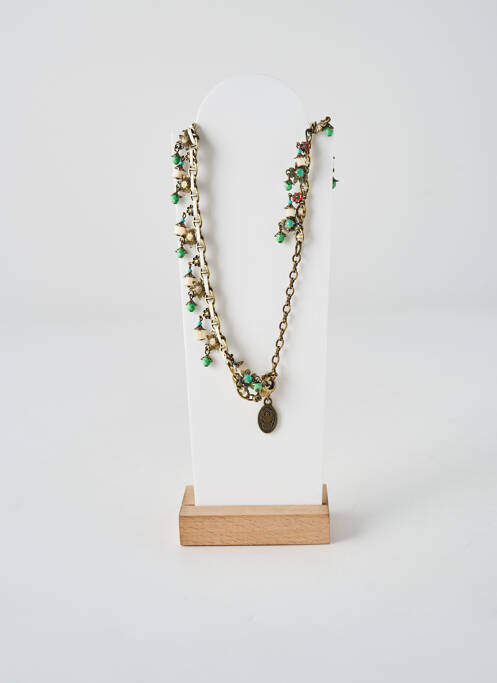 Colier ornament oxid de zirconiu verde KONPLOTT femme