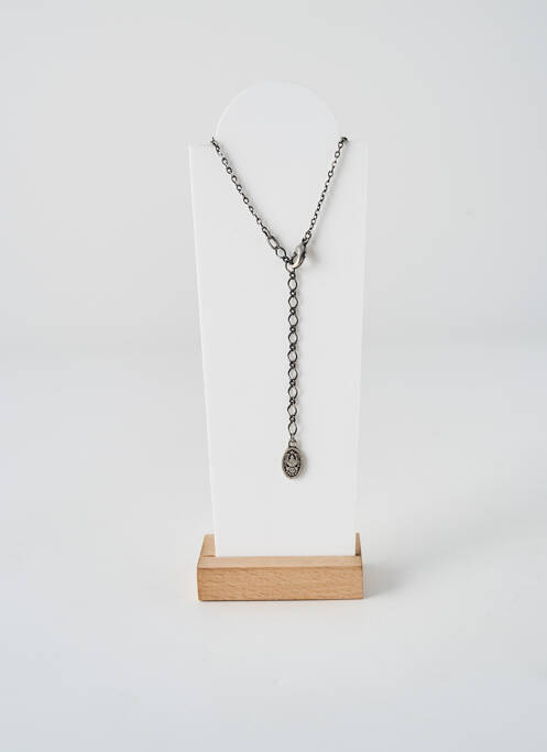 Colier ornament oxid de zirconiu argintiu KONPLOTT femme