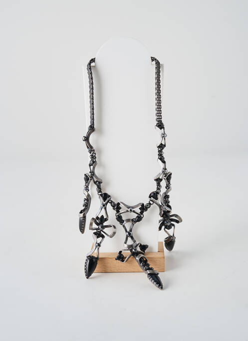 Colier ornament oxid de zirconiu negru KONPLOTT femme