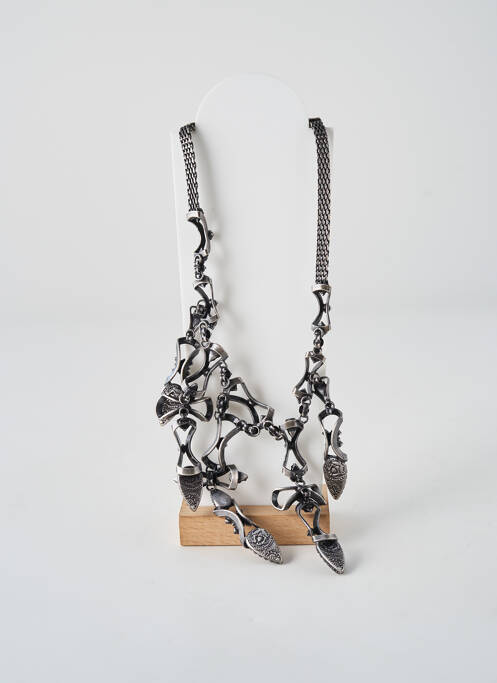 Colier ornament oxid de zirconiu negru KONPLOTT femme