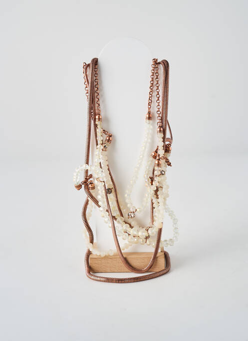 Colier ornament cu mărgele roz KONPLOTT femme