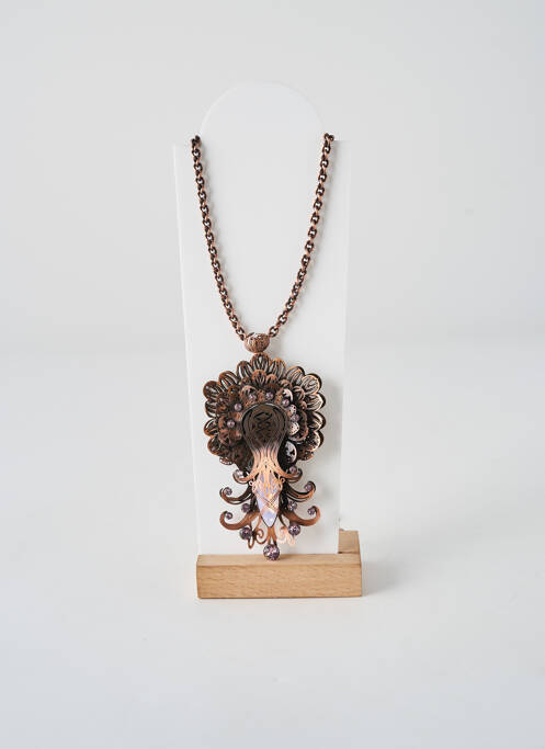 Colier ornament oxid de zirconiu roz KONPLOTT femme