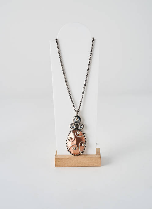 Colier ornament oxid de zirconiu argintiu KONPLOTT femme