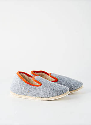 Papuci/pantofi de casă vârf rotund vârf rotund gri RONDINAUD unisex
