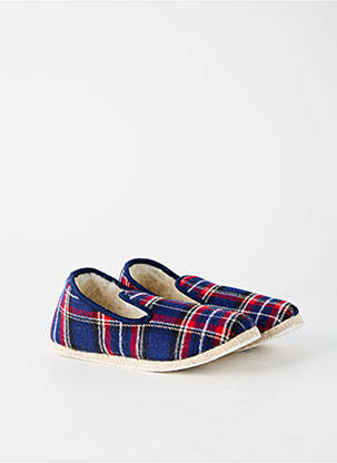 Papuci/pantofi de casă vârf rotund vârf rotund albastru RONDINAUD unisex