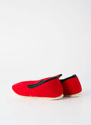 Papuci/pantofi de casă vârf rotund vârf rotund roșu RONDINAUD unisex