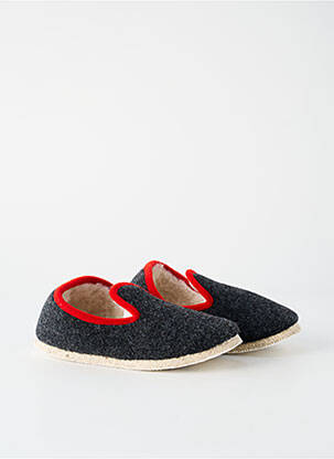 Papuci/pantofi de casă vârf rotund vârf rotund gri RONDINAUD unisex