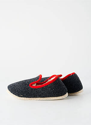Papuci/pantofi de casă vârf rotund vârf rotund gri RONDINAUD unisex