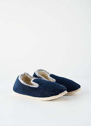 Papuci/pantofi de casă vârf rotund vârf rotund albastru RONDINAUD unisex