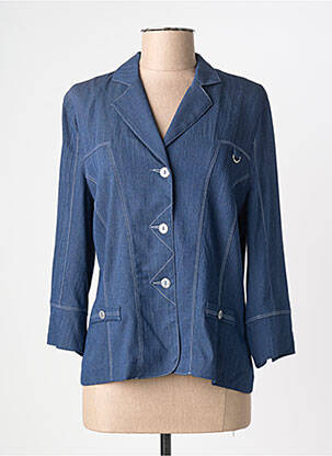 Jachete casual guler tip costum albastru GUY DUBOUIS femeie