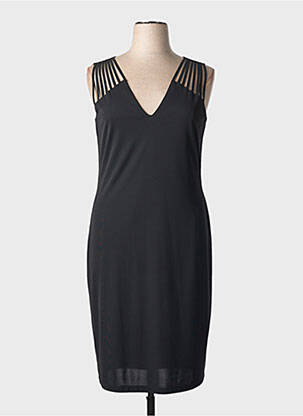 Rochie midi fără mâneci fără mâneci negru MERI & ESCA femeie