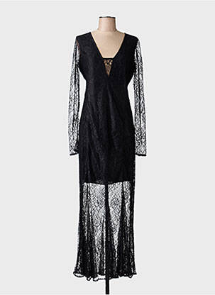 Rochie lungă mâneci lungi mâneci lungi negru PATRIZIA PEPE femeie