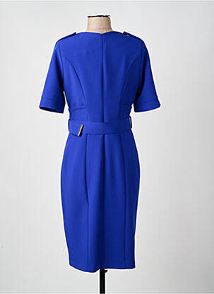 Rochie midi mâneci scurte mâneci scurte albastru SONIA K femeie