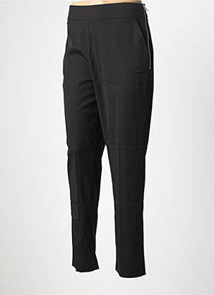 Pantalon slim țesătură poplin mărime normală negru PATRIZIA PEPE femeie