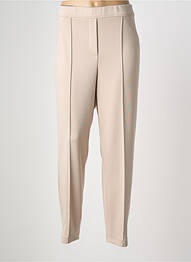 Pantalon slim talie elastică mărime normală bej BIANCA femme