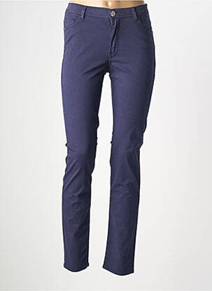Blugi cu croială slim elasticitate talie joasă albastru TRUSSARDI JEANS femeie