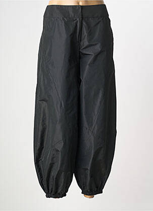 Pantalon 7/8 talie cu cleme mărime normală negru MUGLER femeie