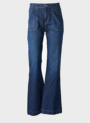 Blugi cu croială evazată albastru KANOPE femeie