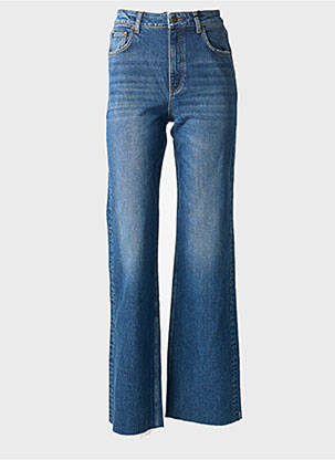 Blugi cu croială dreaptă albastru NVY DENIM femeie