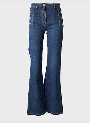 Blugi cu croială evazată albastru MARYLEY femeie