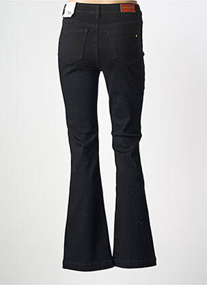 Pantalon evazat elasticitate mărime normală negru LA PETITE ETOILE femeie