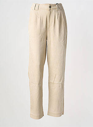Pantalon drept elasticitate mărime normală bej NVY DENIM femeie