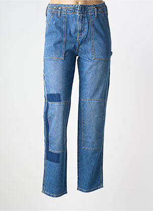 Blugi cu croială slim țesătură brută mărime normală albastru NVY DENIM femeie