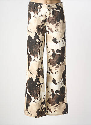 Pantalon drept bej NUMPH femeie