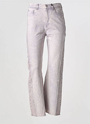 Blugi cu croială dreaptă roz NVY DENIM femeie