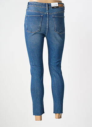 Blugi skinny țesătură brută mărime normală albastru F.A.M. femeie