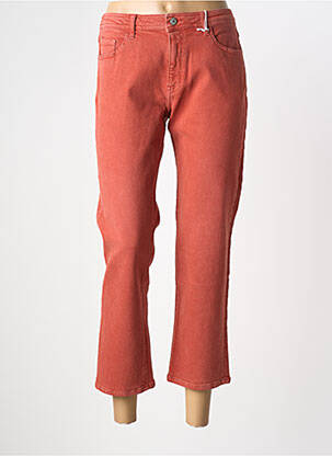 Pantalon trei sferturi maro KANOPE femeie