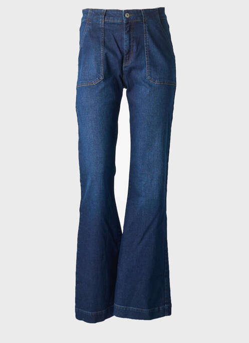 Blugi cu croială evazată albastru KANOPE femeie
