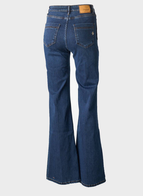 Blugi cu croială evazată albastru MARYLEY femeie
