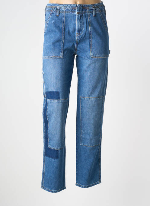 Blugi cu croială slim albastru NVY DENIM femeie