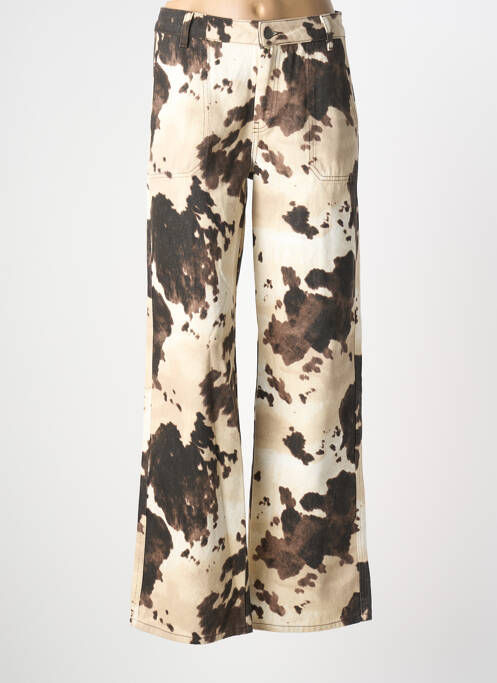 Pantalon drept bej NUMPH femeie