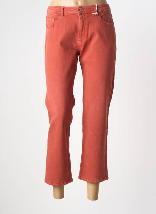 Pantalon trei sferturi maro KANOPE femeie