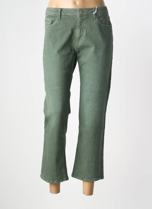 Pantalon trei sferturi verde KANOPE femeie